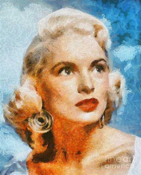 Janet Leigh Vintage Actress Painting By Esoterica Art Agency Fine