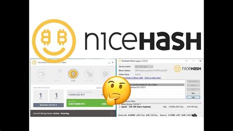 Nicehash miner is a program that enables you to use your computer to mine cryptocurrency. NiceHash Miner VS Nicehash Miner Legacy, Which One Pays ...