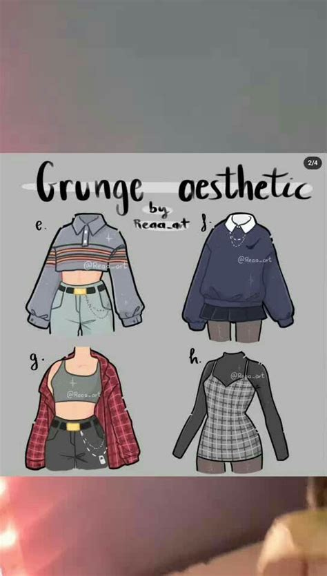 Drawing Ideasgrunge Outfit Not Mine Drawing Anime Clothes