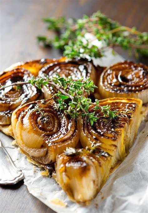 Tarte tatin aux oignons de Roscoff Batch Cooking Cheesesteak Entrees