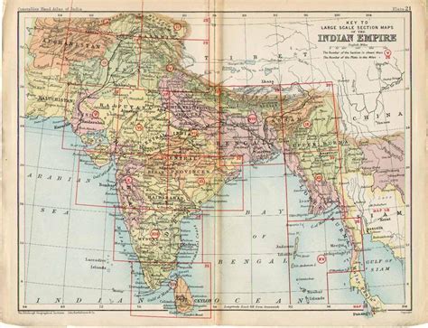 Mapa Antiguo De La India India Antigua Mapa En El Sur De Asia Asia