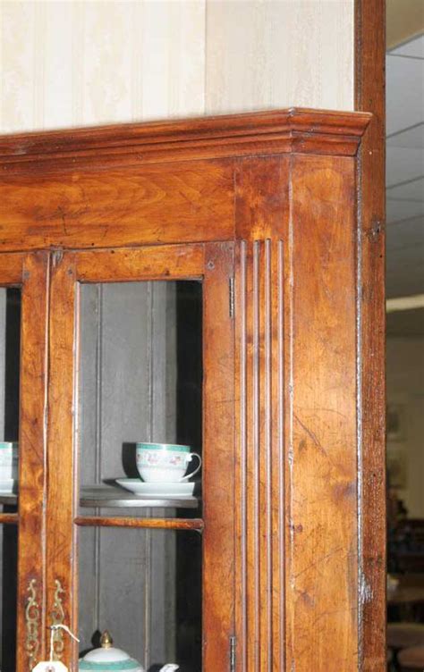 Display cabinets for sale uk. Farmhouse Cherry Wood Corner Cabinet Display Bookcase