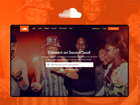 Soundcloud Homepage Redesign