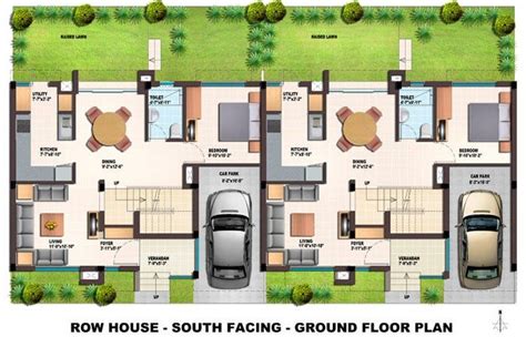 Click the image for larger image size and more details. Lovely Modern Row House Plans - New Home Plans Design