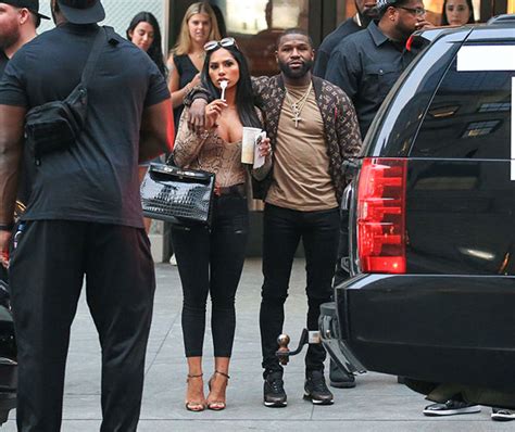 Floyd Mayweather And Gallienne Nabila Share Some Pda In Nyc — Photos