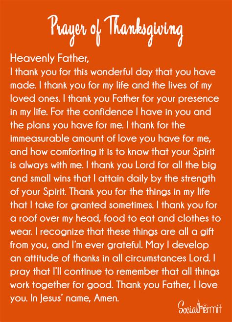 Prayer Of Thanksgiving Simple Prayers And Trust God