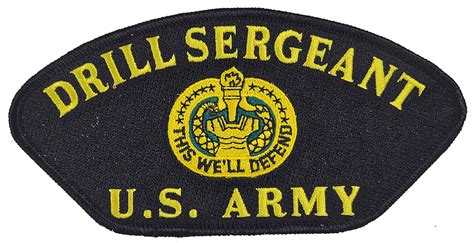 Us Army Drill Sergeant Patch This Well Defend Patch Great Color