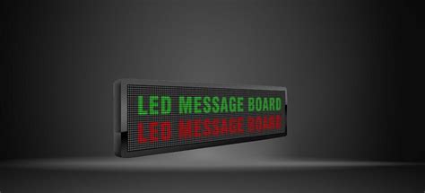 Led Message Board Programmable Led Sign Bandis Vision