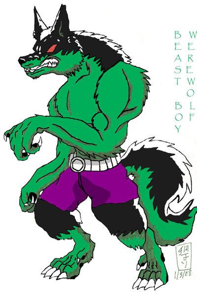 The Real Werewolf Beastboy By Teentitans On Deviantart