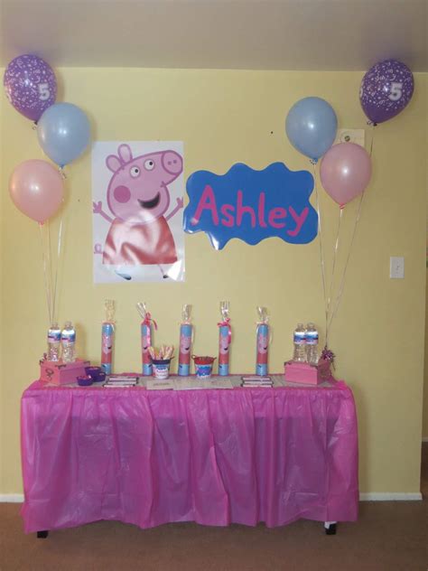 Peppa Pig Birthday Party Ideas Photo 14 Of 27 Catch My Party