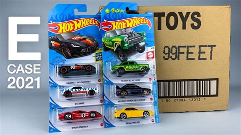 unboxing hot wheels 2021 e case with super treasure hunt inside 😱🔥😍 youtube