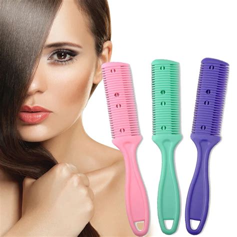 1pcs Double Sides Hair Razor Comb Cutter Cutting Thinning Shaper