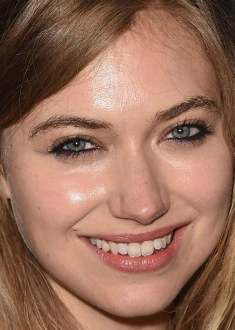 Close Up Of Imogen Poots At The 2015 InStyle And Hollywood Foreign