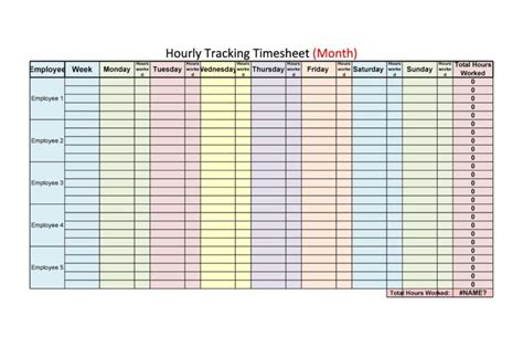 43 Effective Hourly Schedule Templates Excel Word Pdf Templatelab