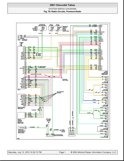 2002 Tahoe Radio Wiring Harness Diagram