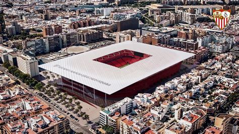 El Sevilla presenta su nuevo estadio 55 000 asientos y más de 300