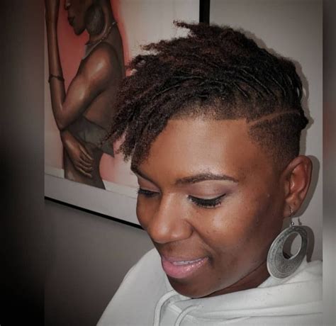 Loc Journey Short Locs Hairstyles Braids With Shaved Sides Shaved