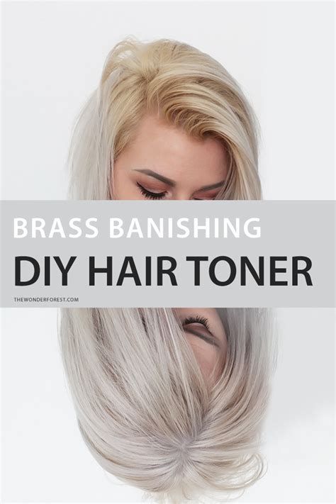 Try extreme cat protein reconstructing hair treatment spray once a week for at least two weeks prior to your blonding appointment. Brass Banishing DIY Hair Toner for Blondes - Wonder Forest