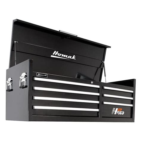 Homak® Bk02056071 H2pro™ Black Top Chest 56 W X 22 D X 21 H