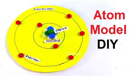 How To Make A Atom Model Science Project Bohr Atomic Model Atomic