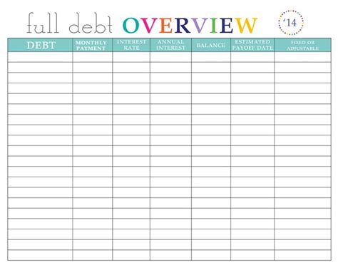 paying  debt worksheets worksheets budgeting