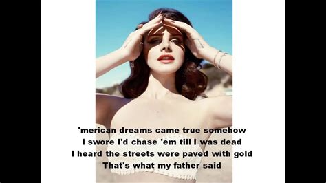 Radio Lana Del Rey Lyrics Youtube
