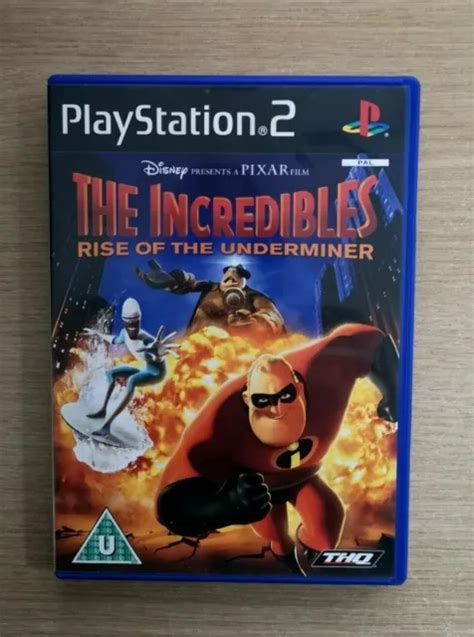 Disney Pixar The Incredibles Rise Of The Underminer Sony Playstation 2