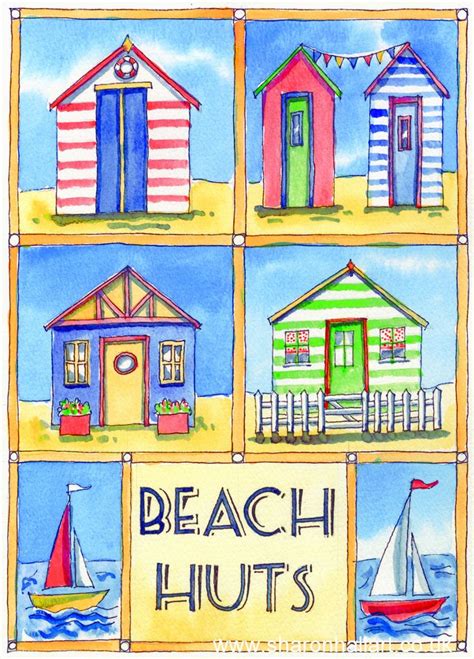 Solve Beach Huts Jigsaw Puzzle Online With 140 Pieces