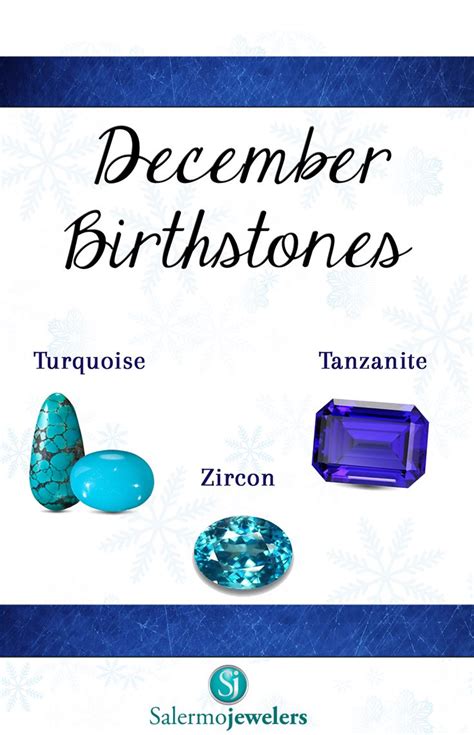 December Birthstones Turquoise Tanzanite And Zircon Birthstones