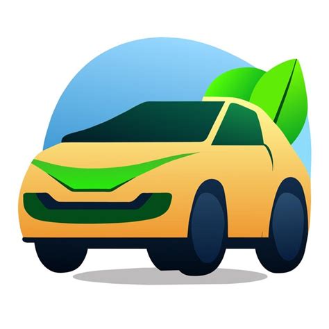 Premium Vector Eco Hybrid Car Icon Cartoon Of Eco Hybrid Car Vector