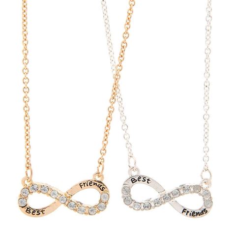 For A Friendship Thats Forever This Set Includes 2 Matching Pendant Necklaces One In Silver