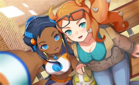 Nessa Sonia And Yamper Pokemon And 2 More Drawn By Katwo Danbooru