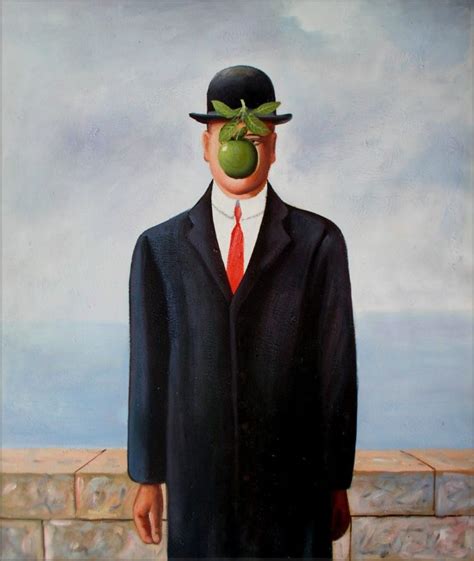 The Son Of Man Print Rene Magritte Lavelart