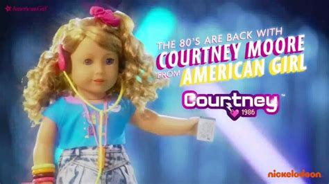 american girl courtney doll tv spot nickelodeon the 80 s are back with courtney moore ft