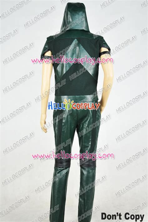 Green Arrow Season 4 Oliver Queen Cosplay Costume Combat Uniform Hoodie
