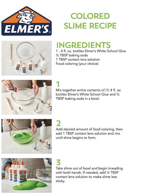Pin By Victoria Garcia On Daycare Ideas Elmers Glue Slime Recipe