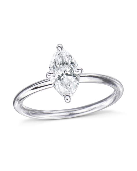 The cut is a very unique option that stands out from the rest. Marquise Cut Diamond Engagement Ring - Turgeon Raine