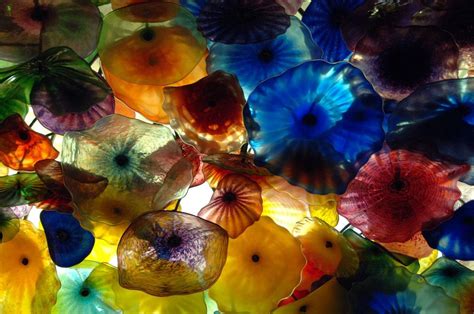 Glass Flowers Made In Seattle Dale Chihuly Joan Miro Paintings