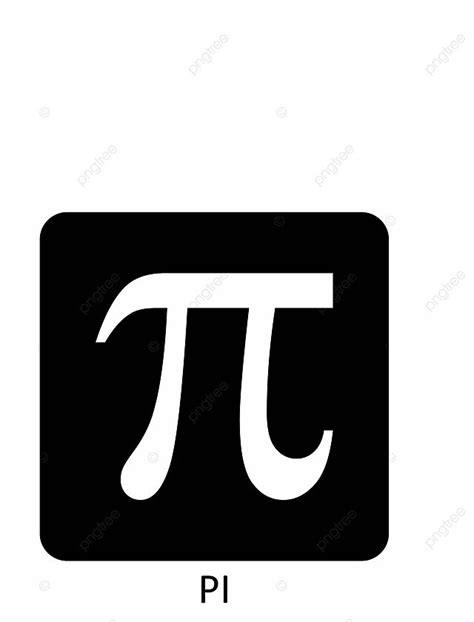 Pi Symbol Icon Constant Fraction Formula Vector Constant Fraction