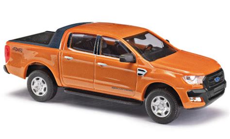 Diecast Model Cars Ford Ranger 187 Busch Doka Wildtrak Metallise