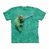 Pictures of Climbing Chameleon T Shirt