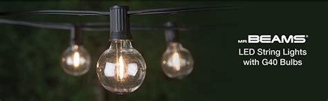 Mr Beams 1w G40 Globe Bulb Led Weatherproof Indooroutdoor String