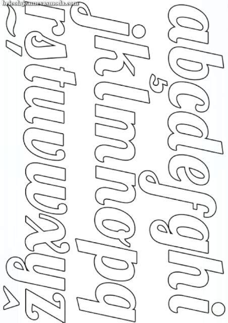 Molde Alfabeto Moldes De Letras Stencil Lettering Ima