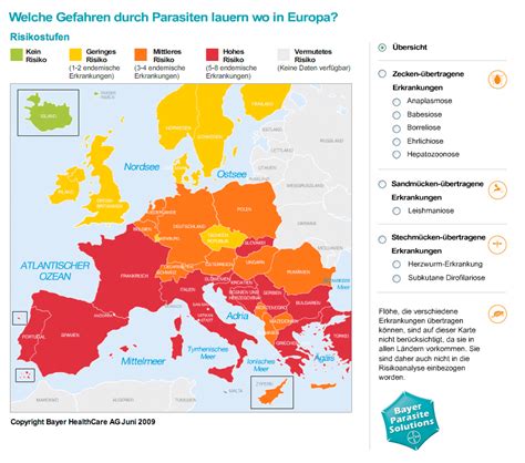 Auch die meisten länder in europa stehen auf der liste der risikogebiete des rki. Interaktive Karte zu Parasitenrisiken für Hunde auf Urlaub