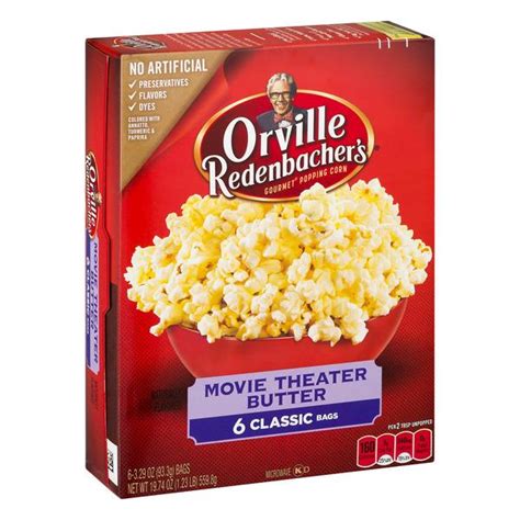 Orville Redenbachers Gourmet Popping Corn Movie Theater Butter