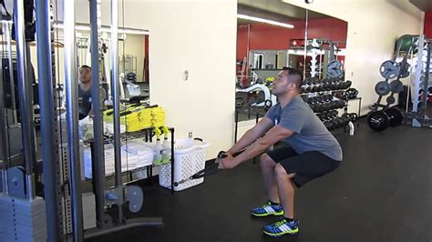 Cable Squat To Bicep Curl Youtube