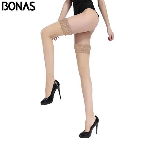 Bonas Transparent Stay Up Stockings Women S Summer Sexy Female Thigh