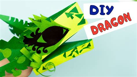 Easy Diy Paper Dragon Puppet Tiktok How I Made A Dragon Pupet Diy