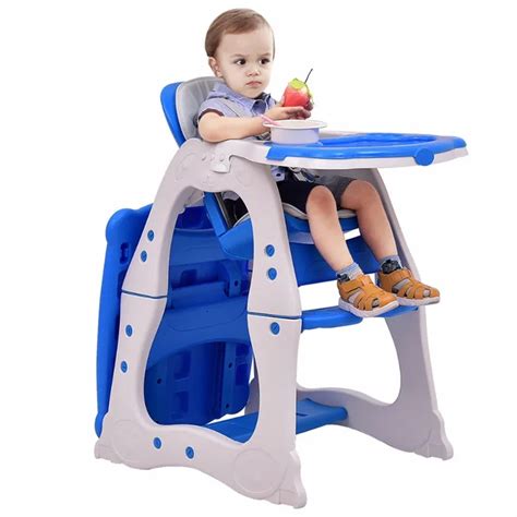Giantex 3 In 1 Baby High Chair Convertible Play Table Seat Booster