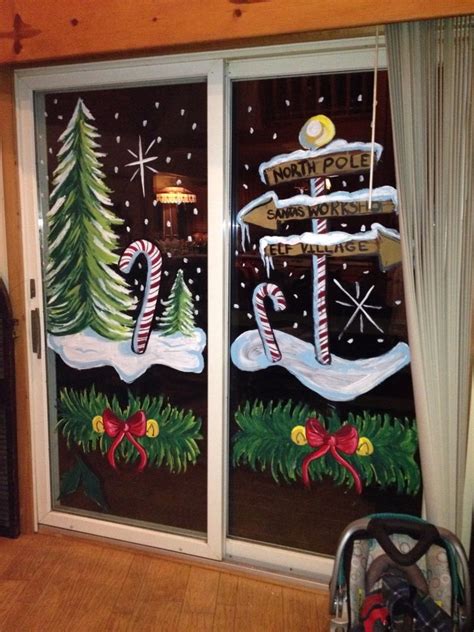 Christmas Window Painting Christmas Window Painting Diy Christmas
